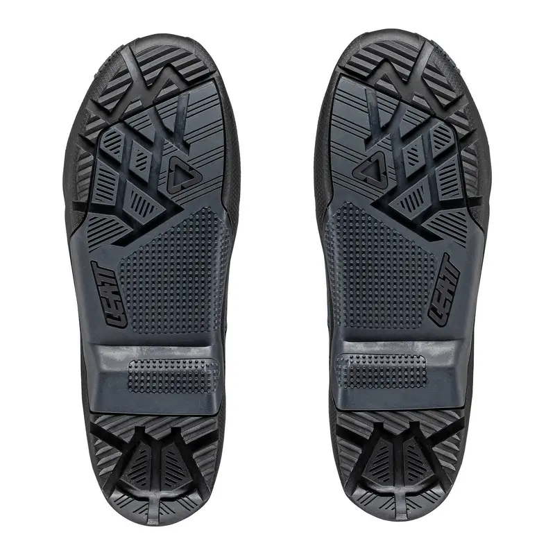 LEATT BOOT OUTER SOLE 4.5/5.5 ENDURO US8/9 PAIR BLACK/GREY #LE3021200481