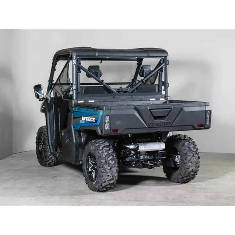 CFMoto UForce 1000 3/16" Scratch Resistant Back UTV Windshield - Pro Fit Frame