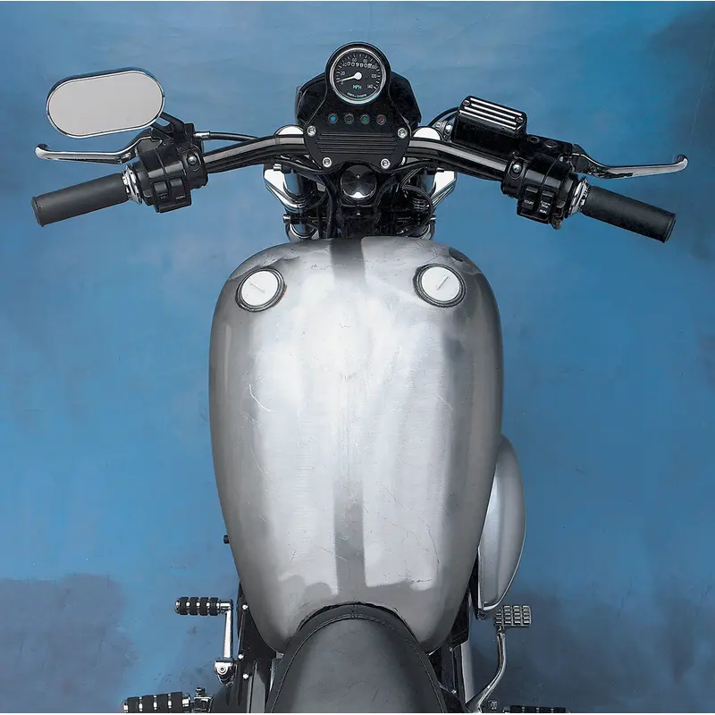 DRAG SPECIALTIES Extended Gas Tank - Smooth-Top - Twin-Cap - Sportster 11583-BX46