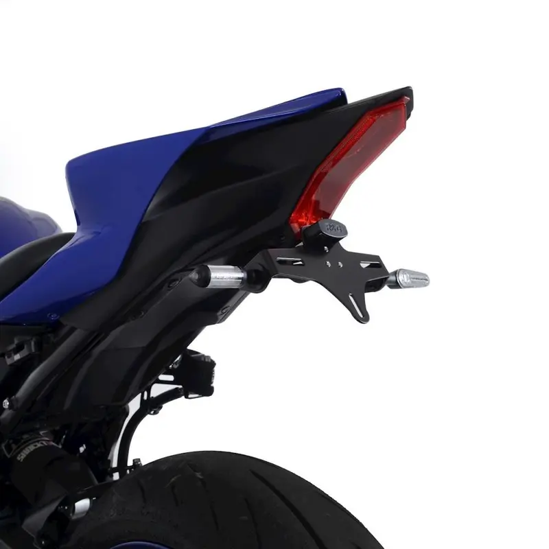 R&G Racing Black Tail Tidy License Plate Holder For 2022-2024 Yamaha YZF R7