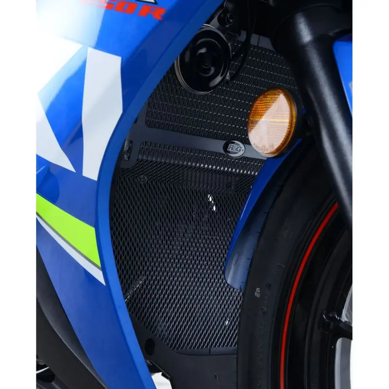 R&G Racing Black Radiator and Downpipe Guard For 2017-2020 Suzuki GSX250R
