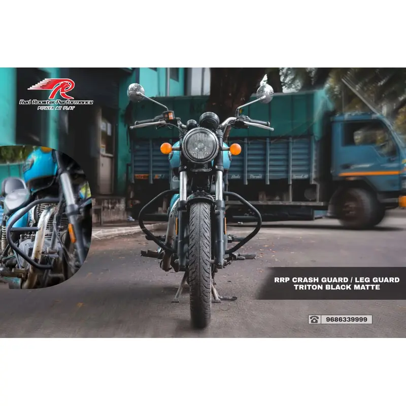 Classic Reborn & Meteor 350 Red Rooster Performance Triton Crash Guard