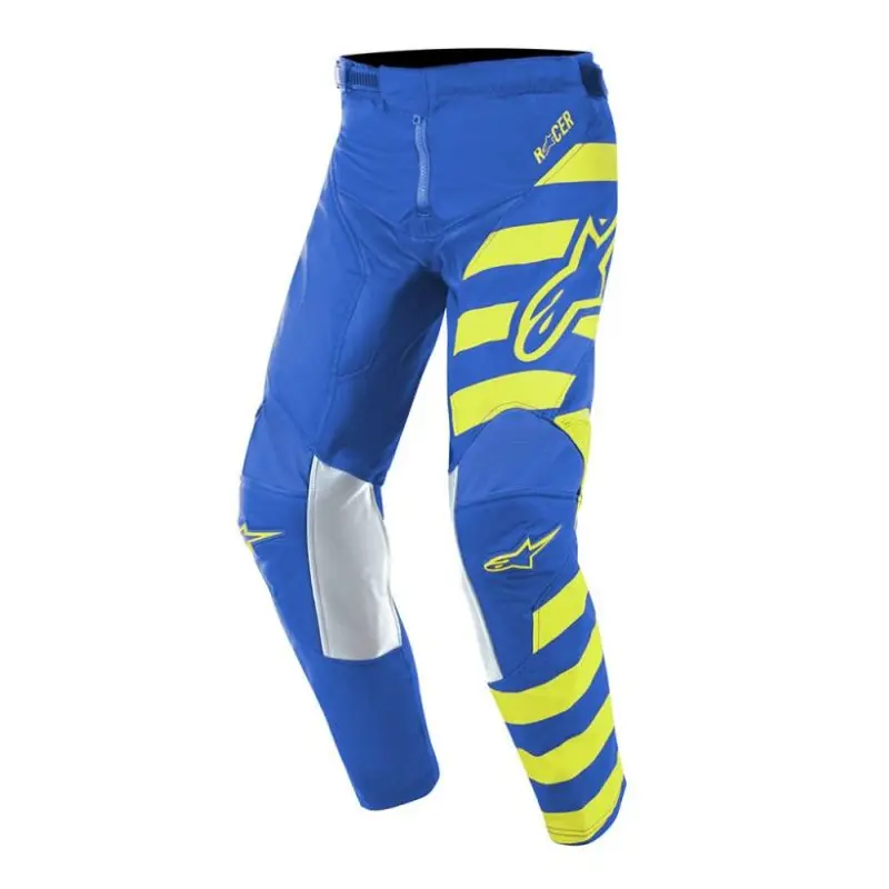 ALPINESTARS YOUTH RACER BRAAP PANT BLUE/FLU YELLOW SIZE 26"
