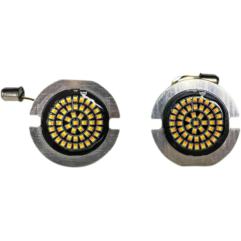 Custom Dynamics Amber/White LED Turn Signal Inserts GEN-4-AW-1157T