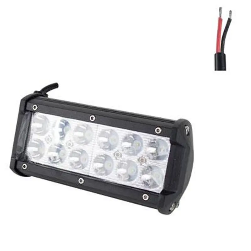 Off Road ATV UTV Go-Kart Light 36 Watt CREE 12 LED Lamp 7 Inch