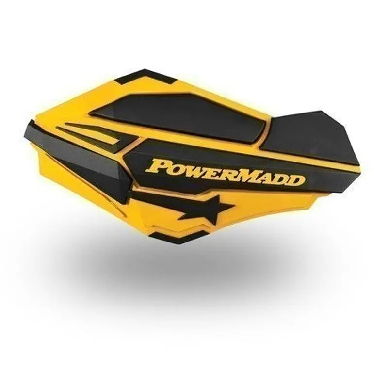 Powermadd Sentinel Handguards Guards Kit Snowmobile Snow Ski Doo Yellow Summit