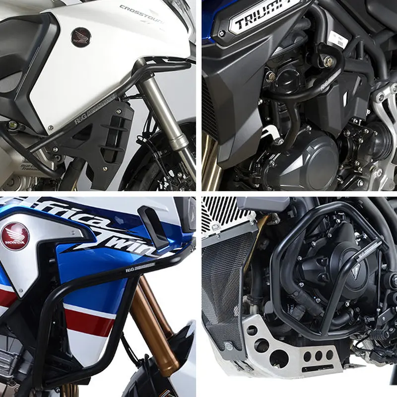 Adv Bars Honda CRF1100L R&G Black (Non-DCT) (Upper) '20- (AB0062BK)