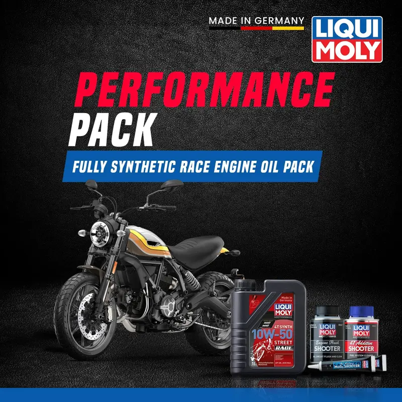 Ducati Scrambler engine oil Performance Pack