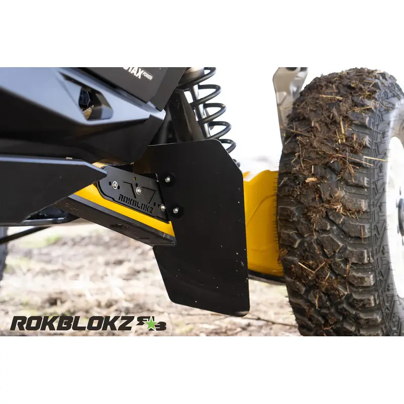 Rokblokz CAN-AM MAVERICK R 2024+ TRAILING ARM GUARDS/FLAPS