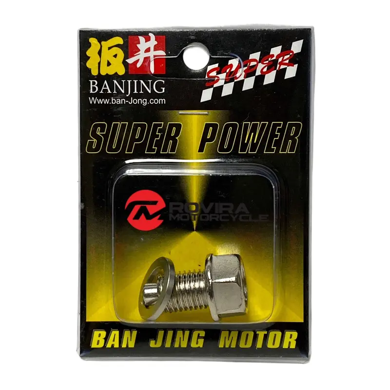 GY6 SCOOTER QMB139  50cc 150cc 232cc BAN JING MAGNETIC OIL DRAIN BOLT