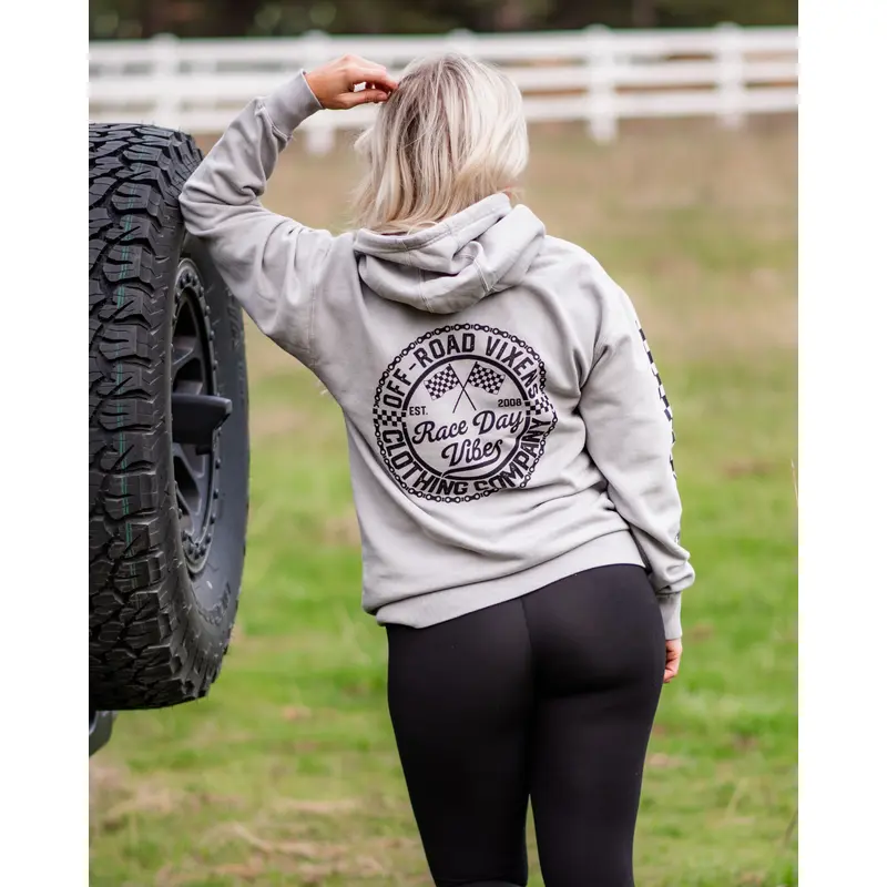 Race Day Vibes Unisex Pullover Hoodie