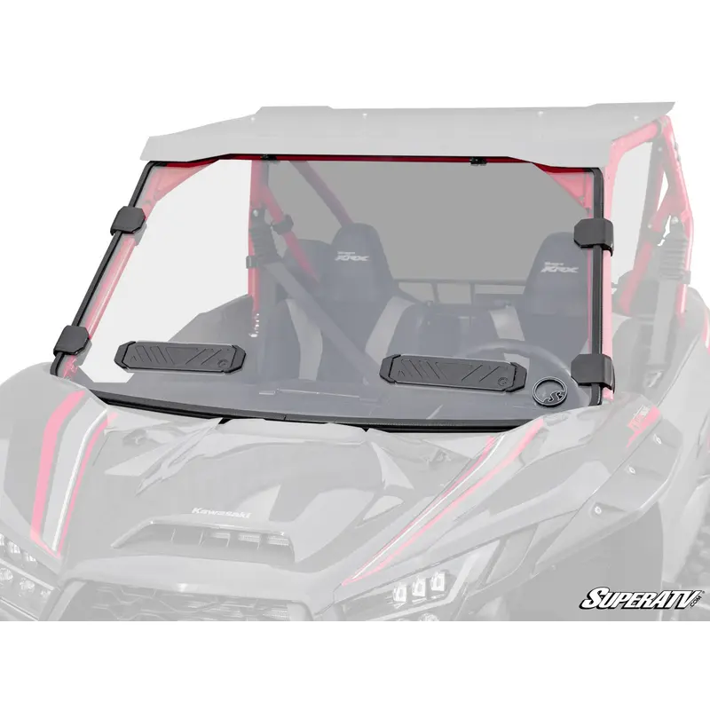 SuperATV Kawasaki Teryx KRX 1000 Scratch Resistant Vented Full Windshield