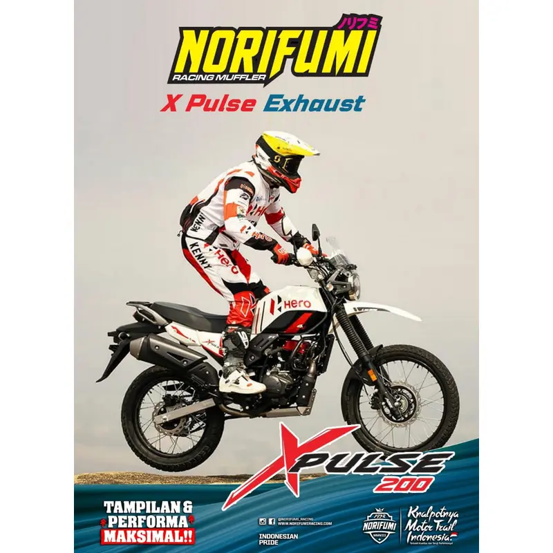 NORIFUMI  Noctus T5  Bore Up Exhaust For Xpulse 200