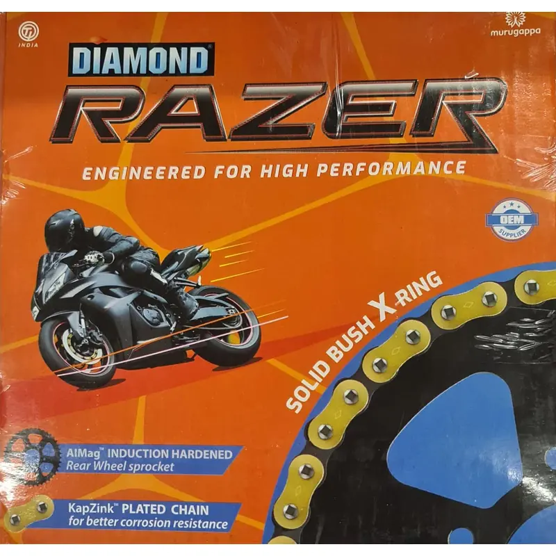 Royal enfield Interceptor 650 Diamond chain & sprocket kit