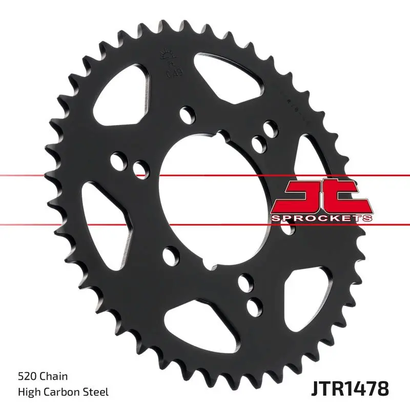 JT Sprockets Rear Steel Sprocket 43 Tooth 43T 520 Chain JTR1478.43