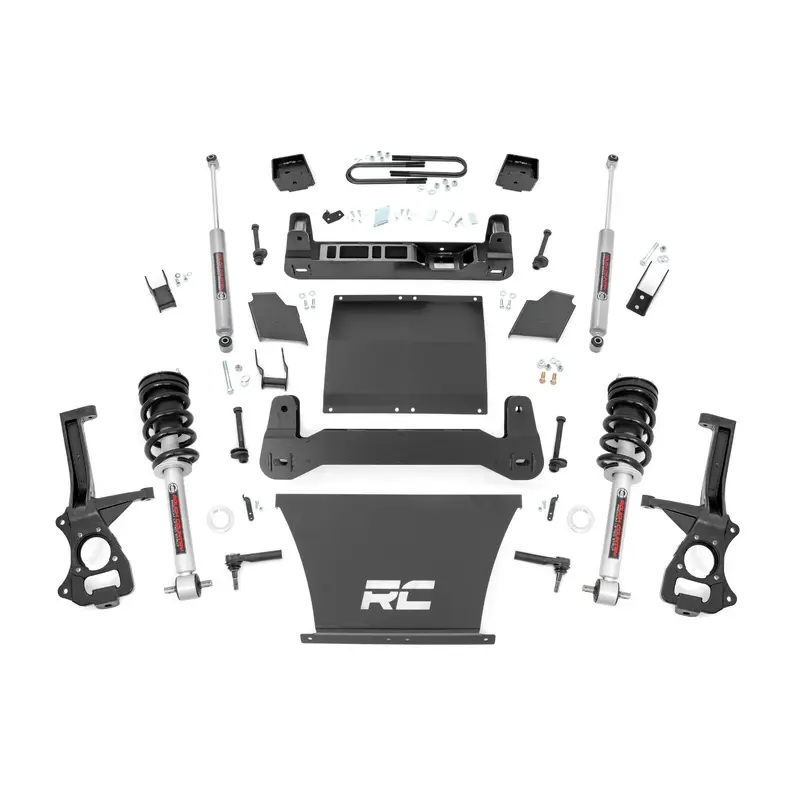 6 Inch Lift Kit | Mono Leaf Rear | N3 Struts | Chevy Silverado 1500 (2025) | 21631_A