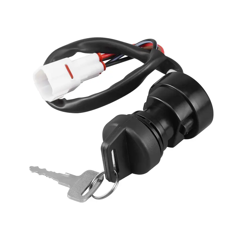 4 Pins ATV Ignition Key Switch For Yamaha Warrior 350 YFM350 1996 1997 1998-2001