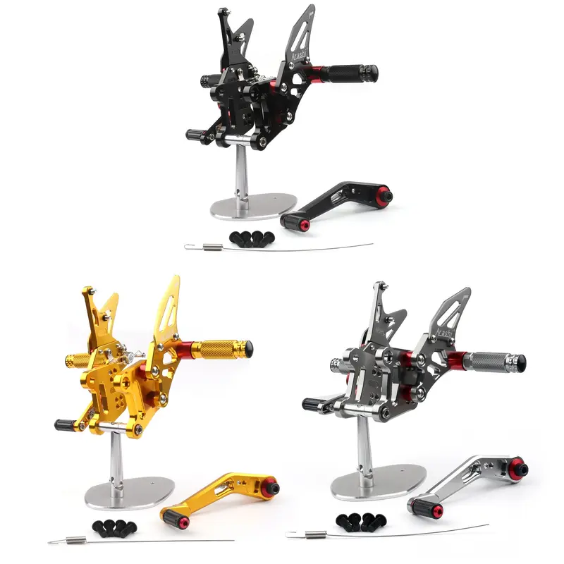 17-23 Suzuki GSXR1000 GSXR1000R ABS CNC Rearsets Footpegs Footrest