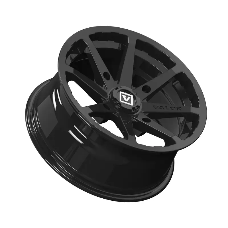 V01 15X7 +15MM 4X137 GLOSS BLACK