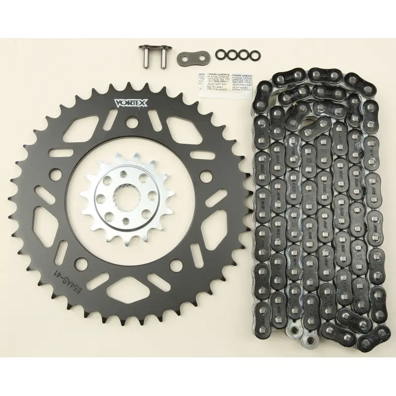 VORTEX SPROCKET/CHAIN KIT BLACK CK6375