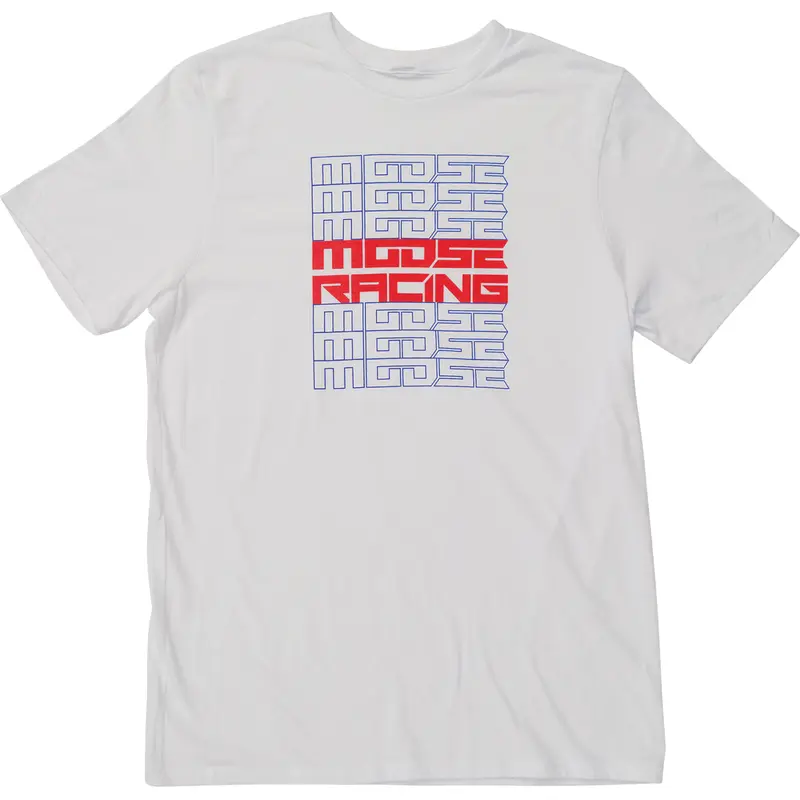MOOSE OFFROAD Youth Recurrence T-Shirt - White - Small 3032-3800