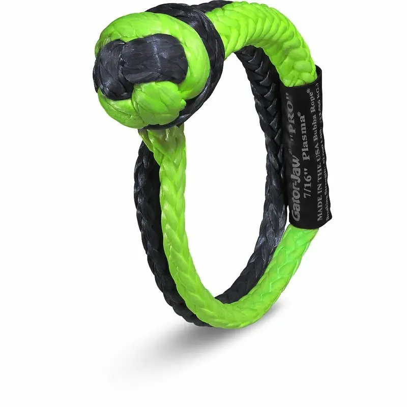 Bubba Ropes 176745PROGB Gator Jaw Pro Green/Black Shackle - 7/16"