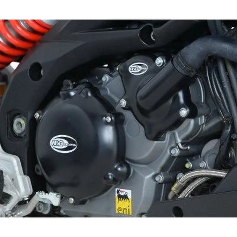 R&G Racing Black 3 Piece Engine Case Cover Kit For 2013-2018 Aprilia Caponord 1200