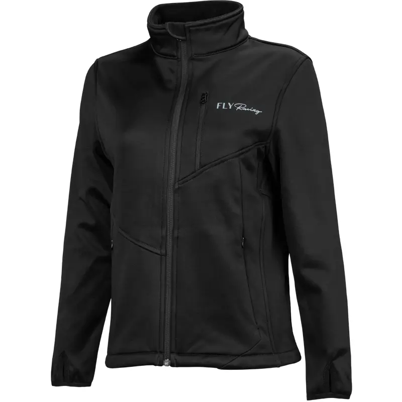 Women's Mid Layer Jacket Black Lg