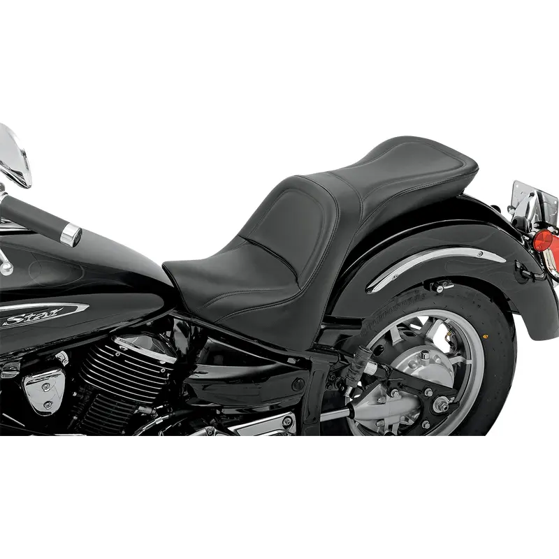 SADDLEMEN Seat - Explorer* - without Backrest - Stitched - Black - XVS1100 Y3150JS