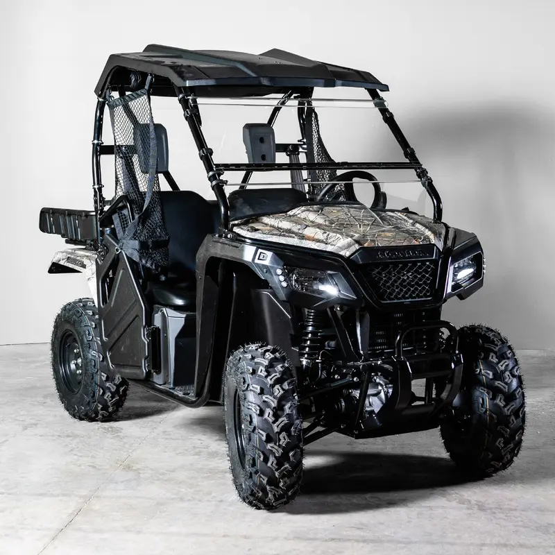 TERRARIDER HONDA PIONEER 500 (2016 & OLDER) TILTING UTV WINDSHIELD - STANDARD 3/16