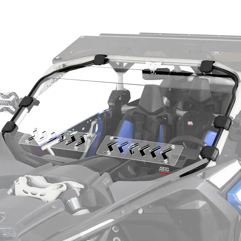 Front Windshield with Sliding Vents for Can-Am Maverick X3 / X3 MAX