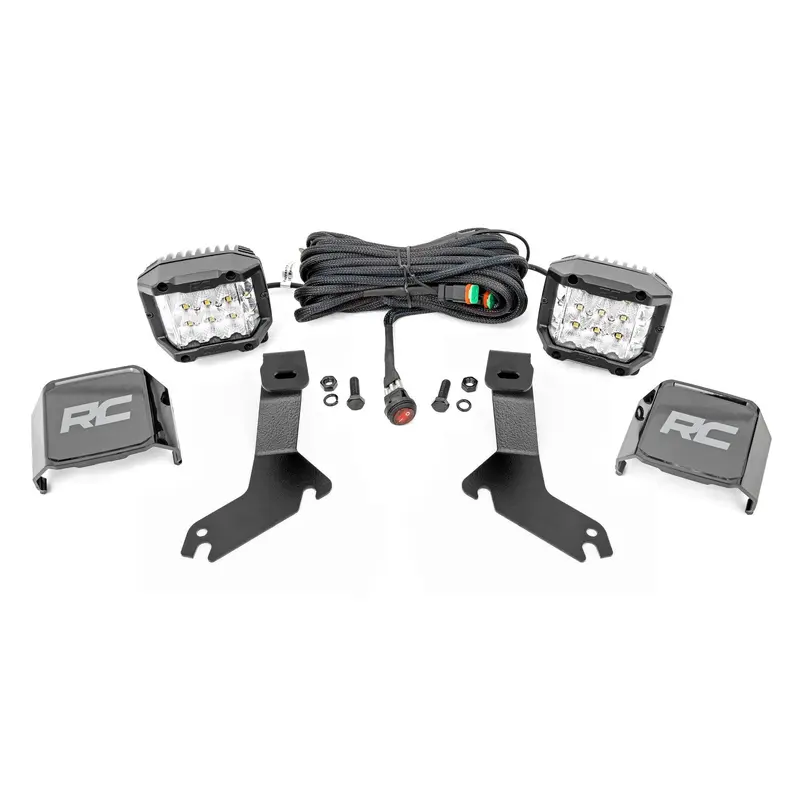 LED Light Kit | Ditch Mount |  3" OSRAM | Wide | Chevy Silverado 1500 (99-06) | 82285