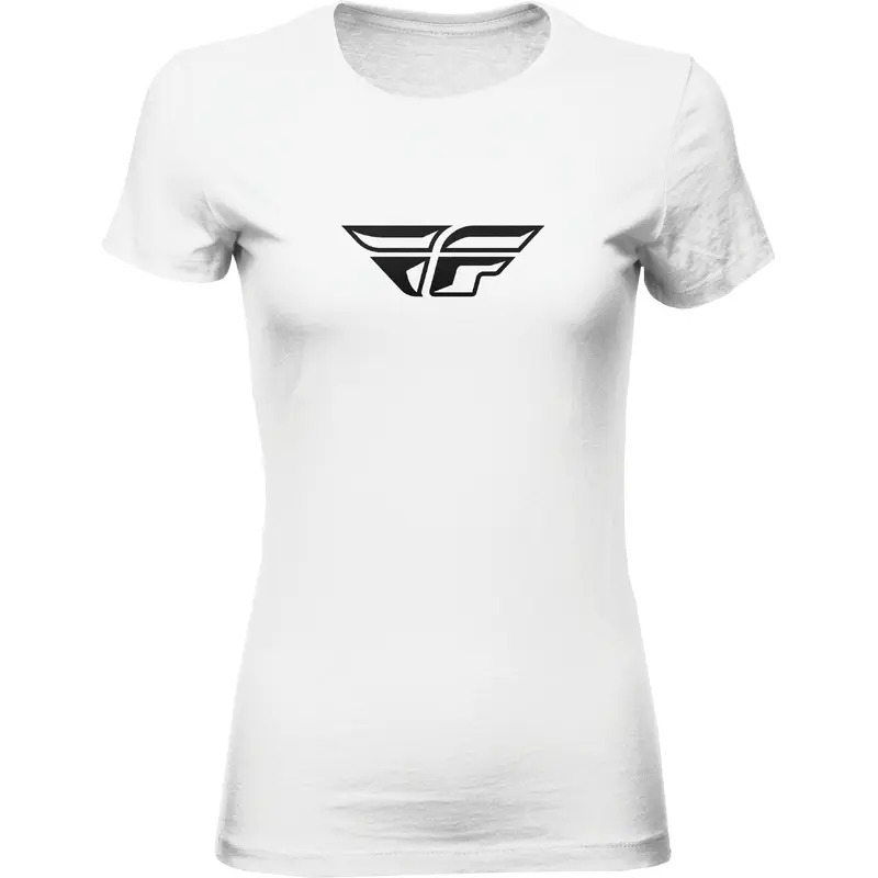 Women's Fly F Wing Tee White Lg