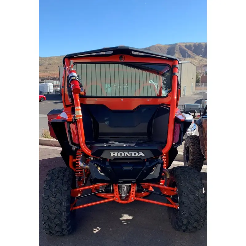 HONDA TALON 4-SEAT REAR GLASS WINDSHIELD 2020+ by DWA (Dirt Warrior Accessories)
