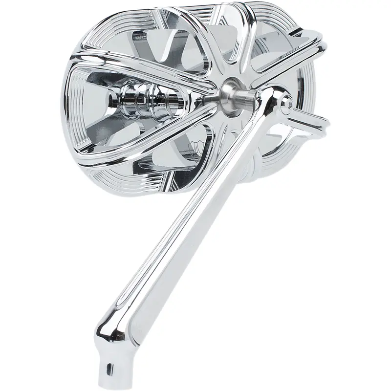 ARLEN NESS Mirror - Side View - Caged Series/10 Gauge - Chrome - Left 13-161