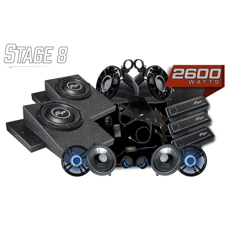 UTV STEREO CAN-AM MAVERICK R SIGNATURE SERIES STAGE 8 STEREO KIT