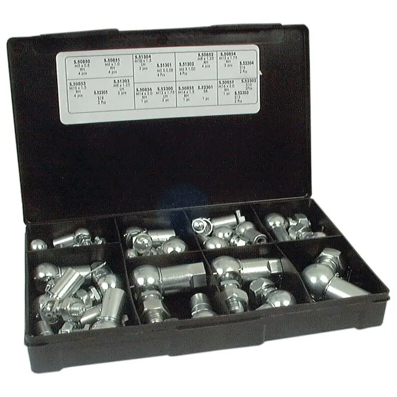RH and LH CS Type Ball Joints & Security Clips Din 71802. (44 pcs. Handipak) - S.13069