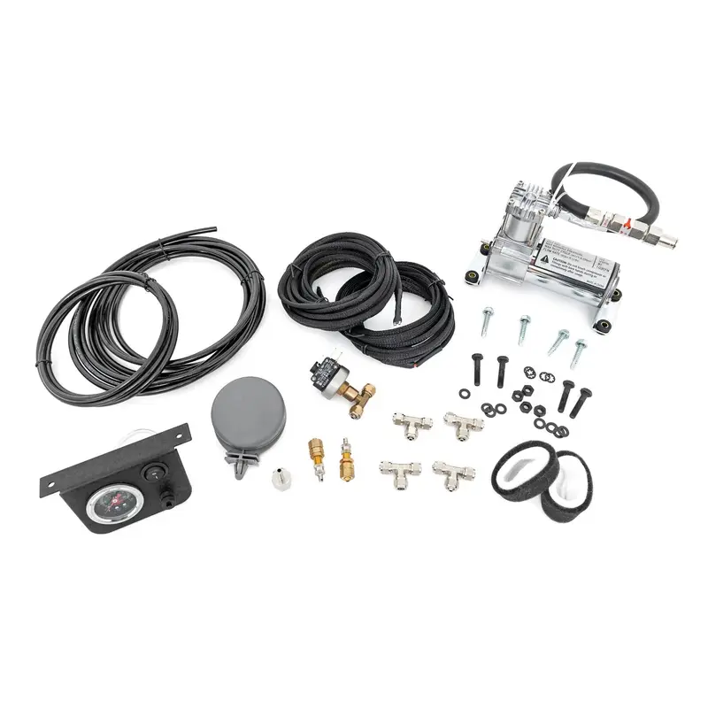 Onboard Air Bag Compressor Kit w/Gauge | 10100