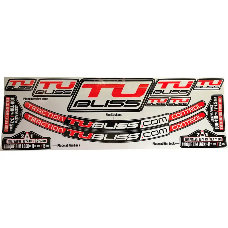 TUBLISS Rim Sticker Kit SK1