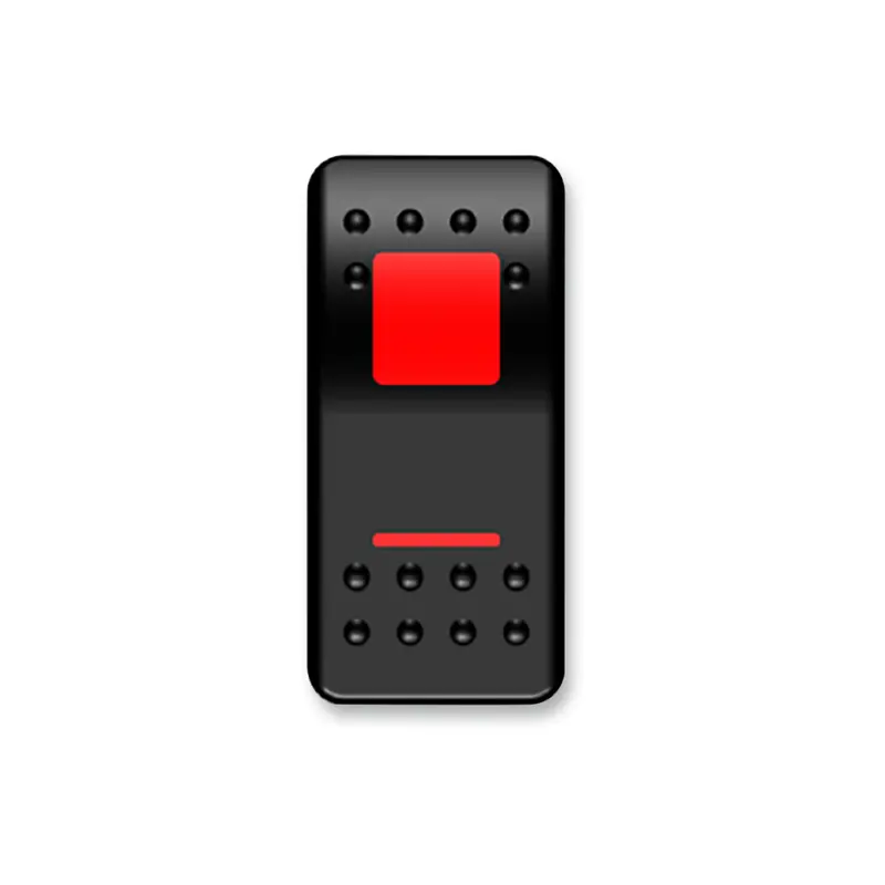 Moose Offroad - Rocker Switch - On/Off - Red