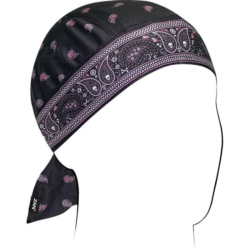 ZAN HEADGEAR Flydanna? Polyester Micromesh - Classic Bandanna - Pink/Purple ZM019