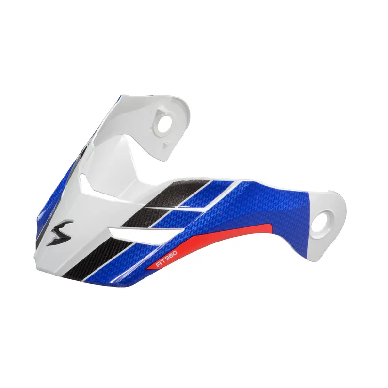Exo At960 Peak Visor Hicks White/Blue