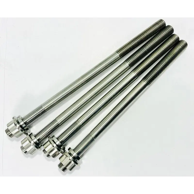06-08 KX450F KX 450F TITANIUM Head Studs Ti Alloy Cylinder Stud Bolt Upgrade Kit