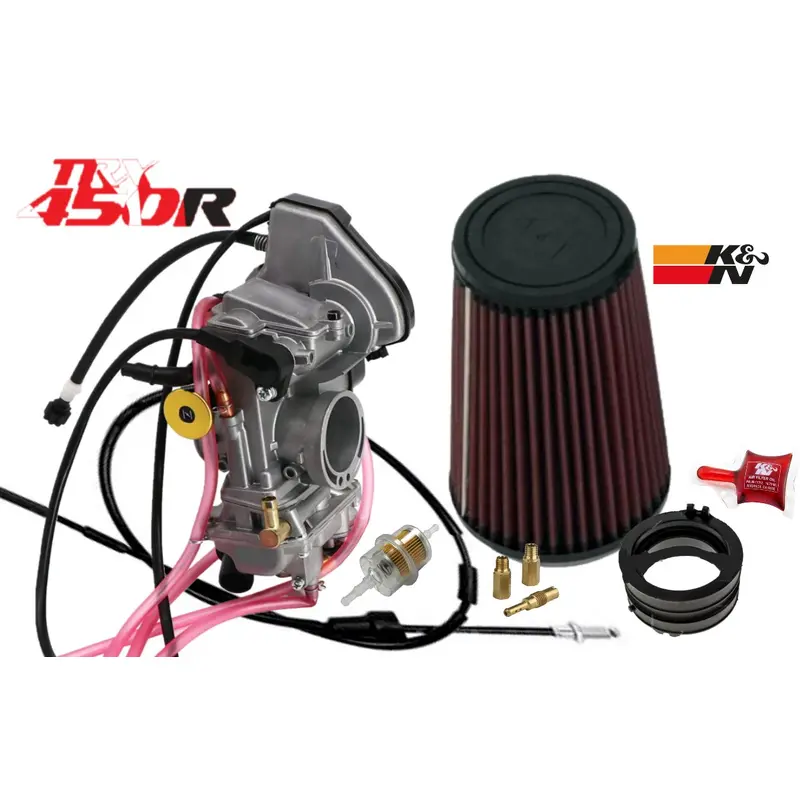 Best 2006+ TRX450R TRX 450R Carburetor Complete Replacement Carb Kit Intake Pod