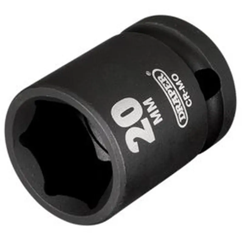 Draper Hi-Torq Impact Socket, 1/2" Sq. Dr., 20Mm | 410Mm