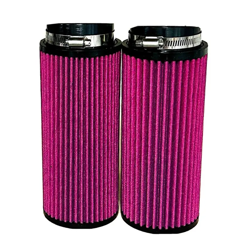 Banshee 38mm 40mm Lectron Carb 8 Inch Air Filters 8 Long Red Filter Pair Set