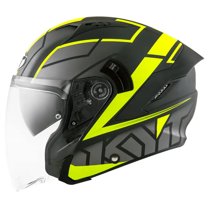 KYT NJ-F Motion Matt Yellow Fluo