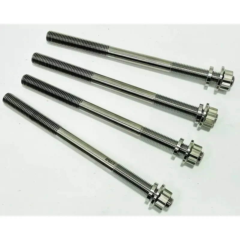 TRX 400EX 400X XR400 Ti Cylinder Case Studs 90085-KCY-670 TITANIUM Stud Bolt Kit