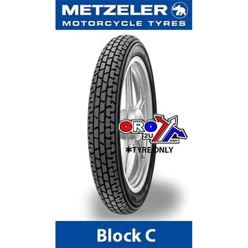 3.50 - 19 57P UNV BLOCK C, METZELER 0110000 TYRE, ROAD, MC