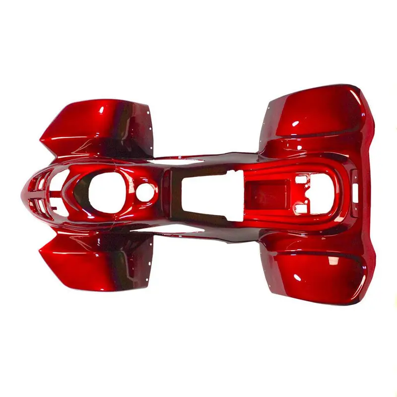 ATV Body Fender Kit - 1 Piece - Shiny Red - Coolster 3050C